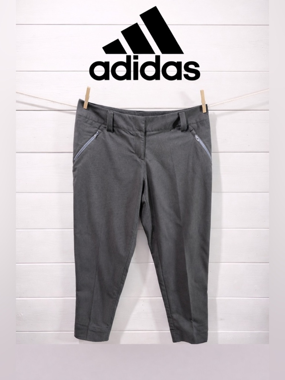ADIDAS – Golf Trouser – Size 8-gray